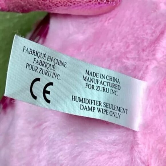 Pink Rainbowcorns Zuru Plush Butterfly Wings Unicorn Horn Belly Heart Hair Clip - Picture 10 of 12